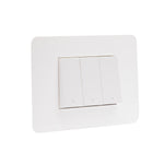 Interruptor Triple 9/32 Blanco Armado MatixGO
