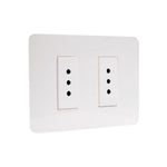 Toma corriente Doble 10A Blanco ArmadoMatixGO