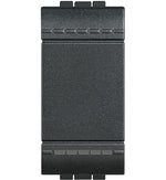 Interruptor Doble 9/12 16A 250V Antracita Living Light Semi Armada