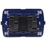 Toma doble semi armado 10/16A LivingLight - color atrasita - SL4180X2E