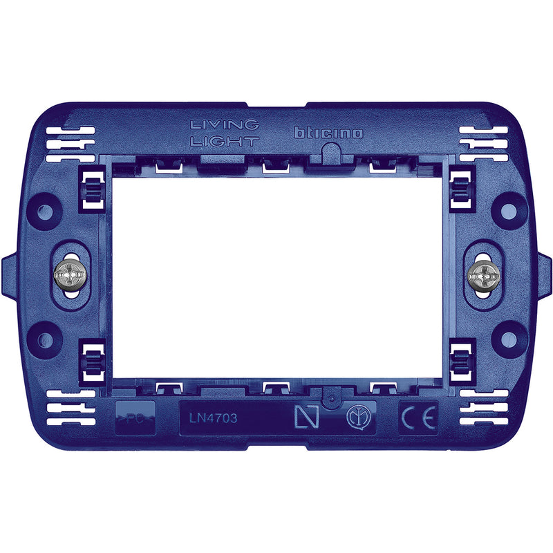 Soporte LivingLight 3 módulos - color azul - SLN4703