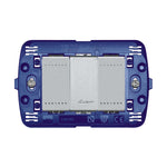 Interruptor Doble 9/12 16A 250V Tech Living Light Semi Armada