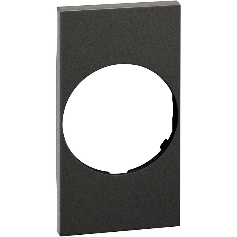Cubremódulo para lámpara emergencia extraíble 2 módulos - color negro - KG04