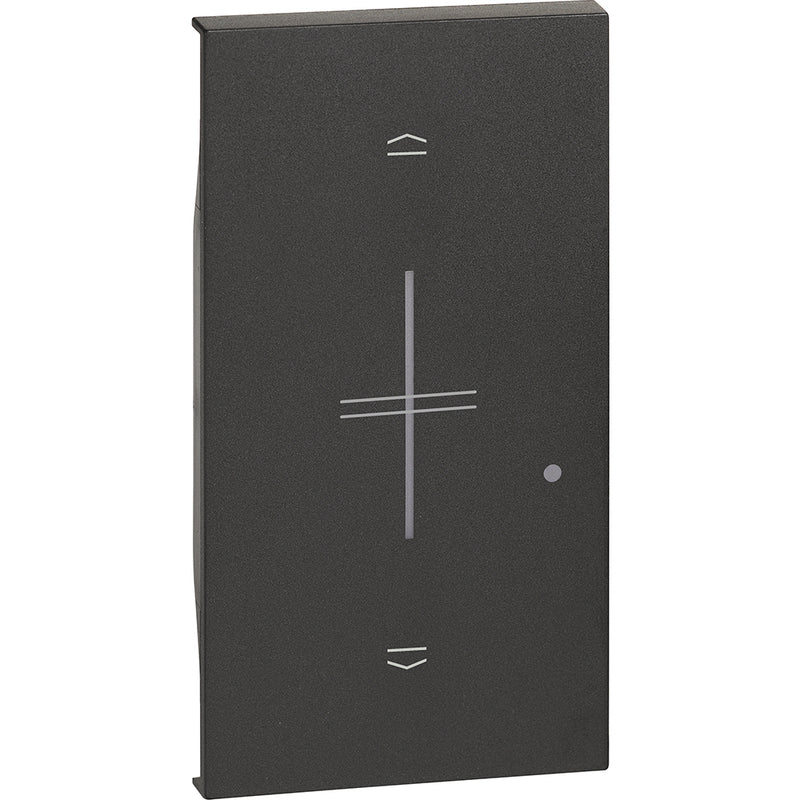 Cubremódulo iluminable control persianas 2 módulos - color negro - KG32M2