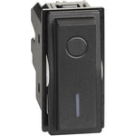 Interruptor bipolar iluminable - color negro - KG4002
