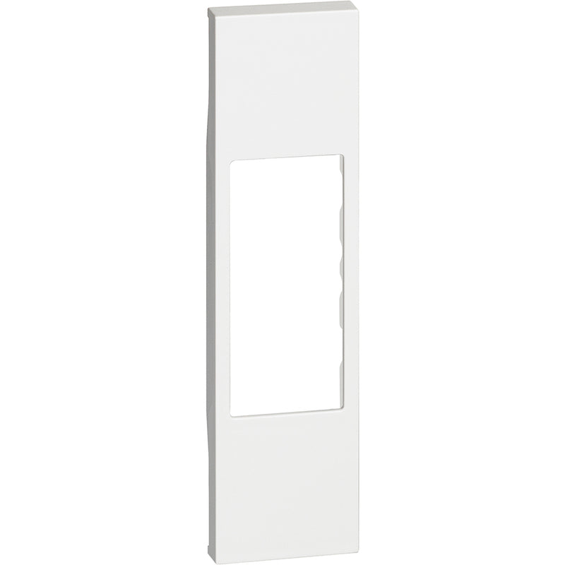 Cubremódulo conector RJ y A/V 1 módulo - color blanco - KW07