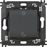 Livinglight with Netatmo - Mando escenarios inalámbrico conectado 2 Mod - Día/Noche - Color Antracita C/Pila - L4574CW