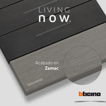 Placa Living Now 3 módulos - color acero - KA4803ZG