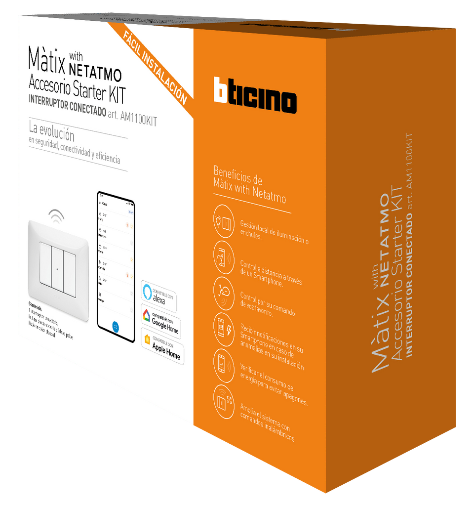 Complemento Starterkit Matix with Netatmo: Interruptor conectado - AM1100KIT