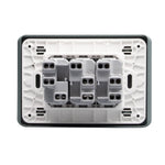 Toma corriente Triple 10A Agave Armado MatixGO