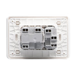 Toma Simple 10/16A + Schuko Universal Flat Blanco Armado MatixGO