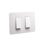 Interruptor  Doble  9/15 Blanco Armado MatixGO