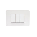 Interruptor Triple  9/32 Blanco Armado MatixGO