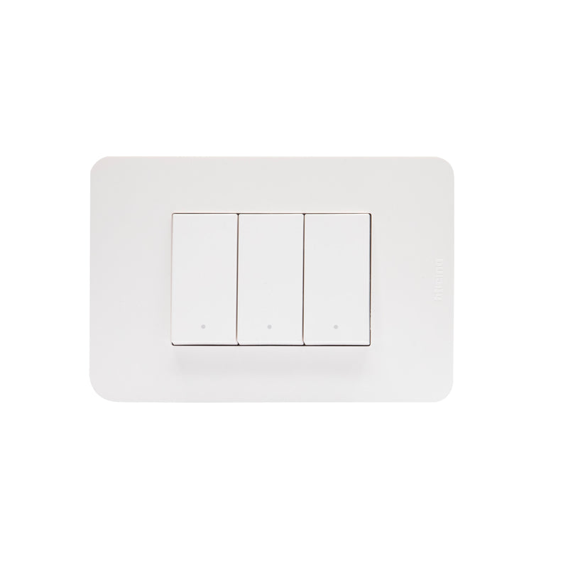 Interruptor Triple  9/32 Blanco Armado MatixGO