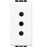 Toma 2P+T 10A 250V Semiarmada Blanco Living Light