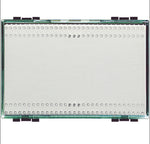Interruptor 9/12 Armado con Placa y Cubretecla Cristal Living Light