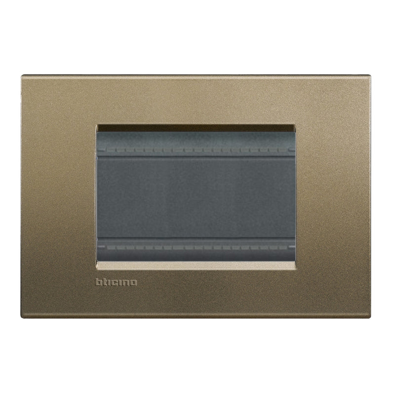 Interruptor 9/24 16A Armado con Placa Square  Antracita  Living Light