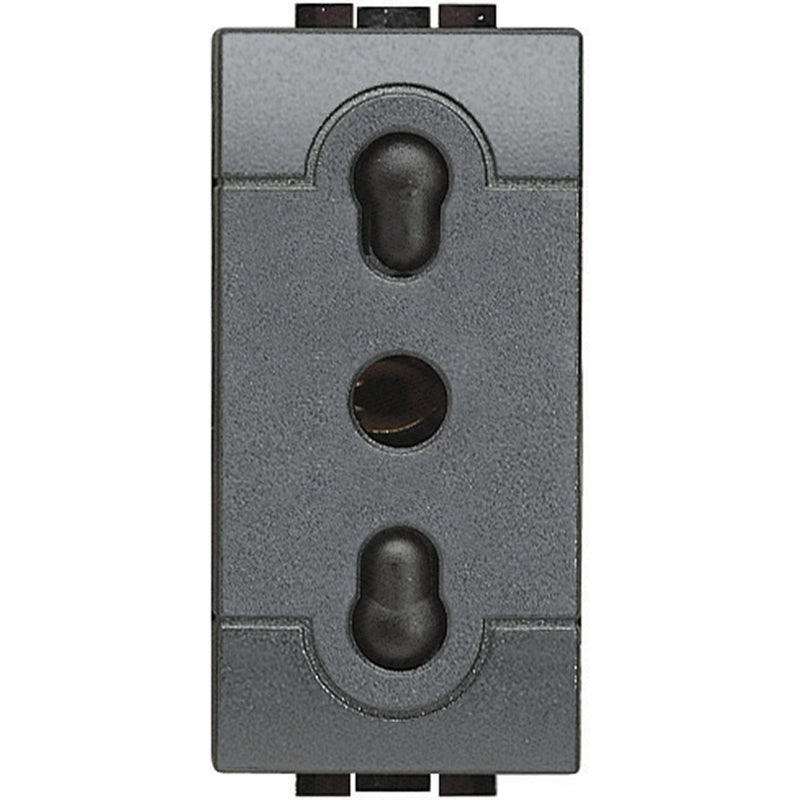 Toma corriente 2P+T 10A Y 16A 250V LivingLight- color atrasita - SL4180