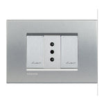 Toma 2P+T 10A 250V Armada con Placa Tech  Living Light