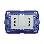 Toma Doble 2P+T 10A 250V  Tech  Living Light Semi Armada