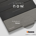 KA4803ZG - Placa Living Now Acero 3 módulos